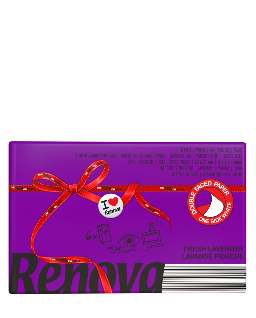 Pa&ntilde;uelos Morados Aroma Lavanda