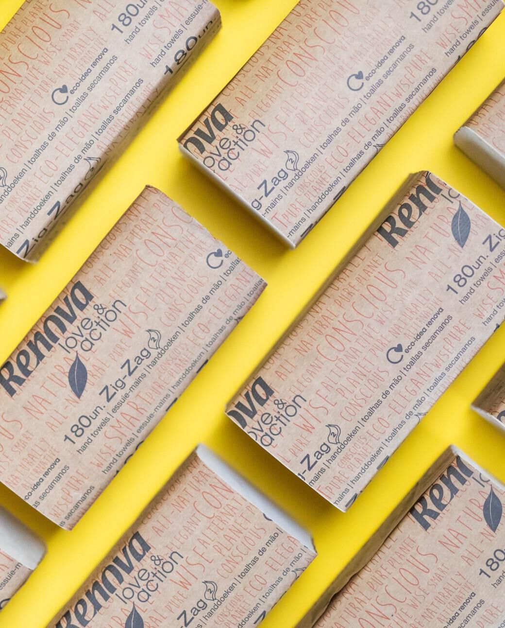 Folded Hand Towels Love & Action 2-Ply