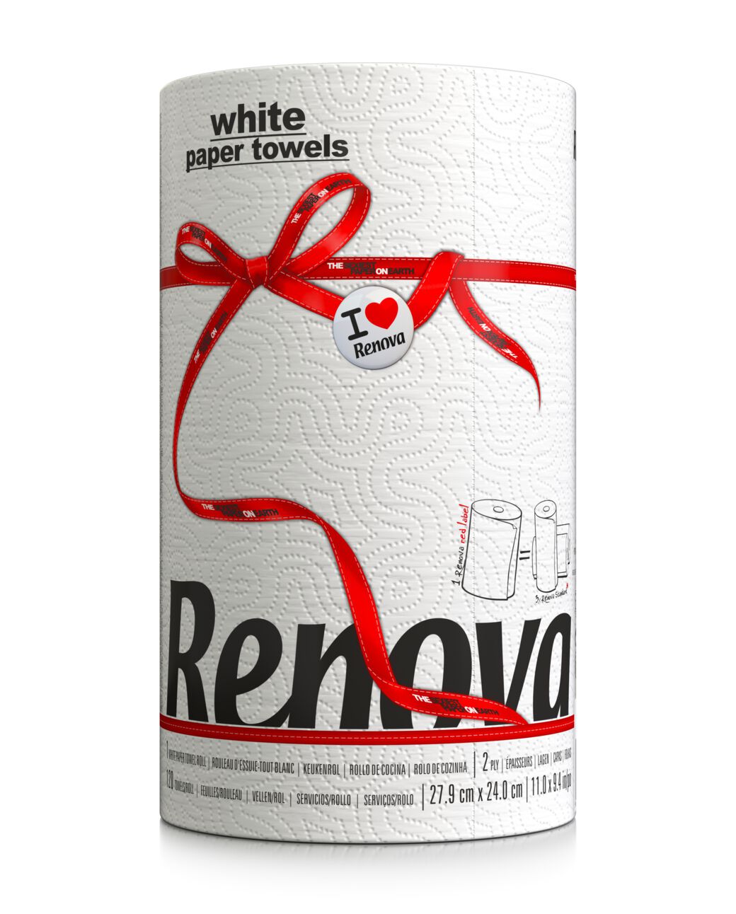 Rolo de Cozinha Branco