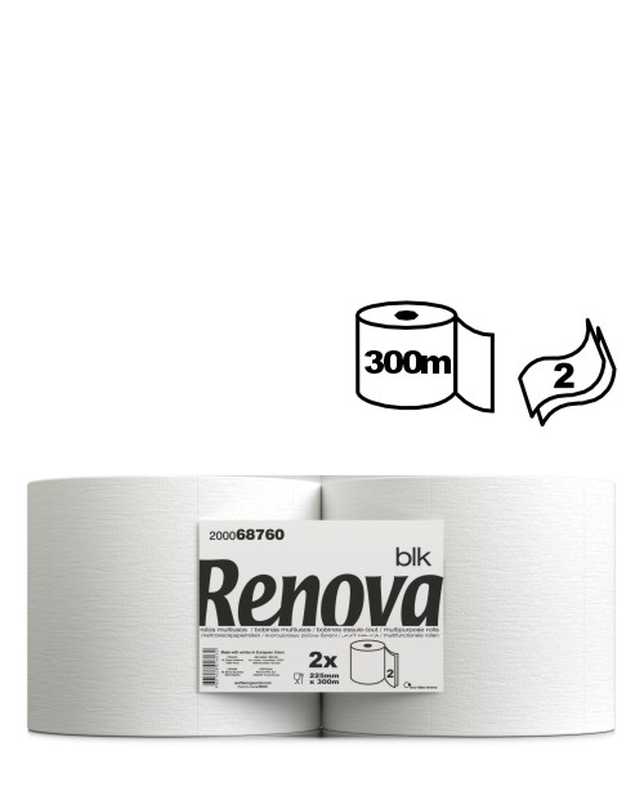 Renova BLK 2x300m Multipurpose Rolls Renova BLK 2x300m Multipurpose Rolls