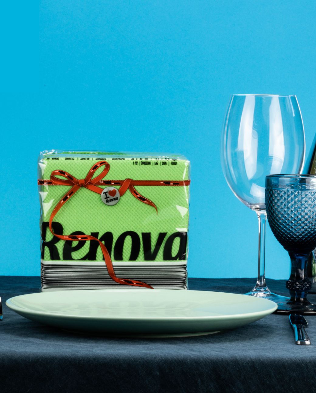 Guardanapos coloridos Renova x36