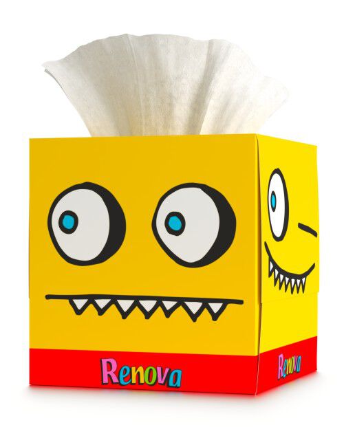 Facial Tissues Kids "Yellow Creature"