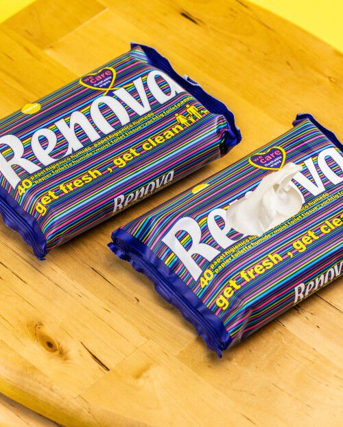 Refill Moist Toilet Paper 40 un x12