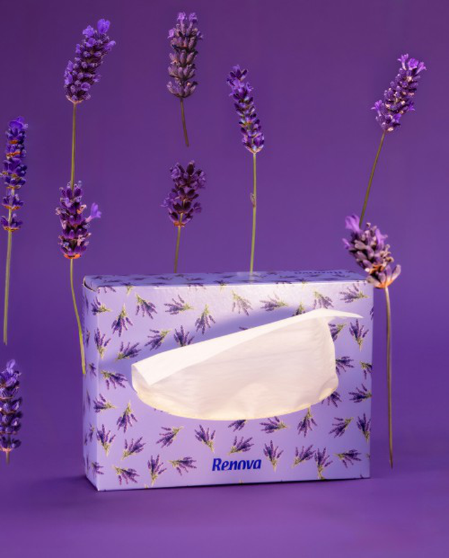 Renova Lavender Facial Tissues Renova Lavender Facial Tissues