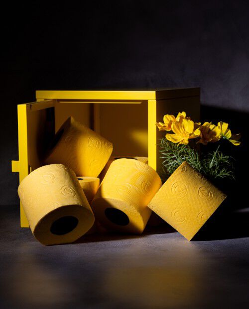 Papier toilette Jaune