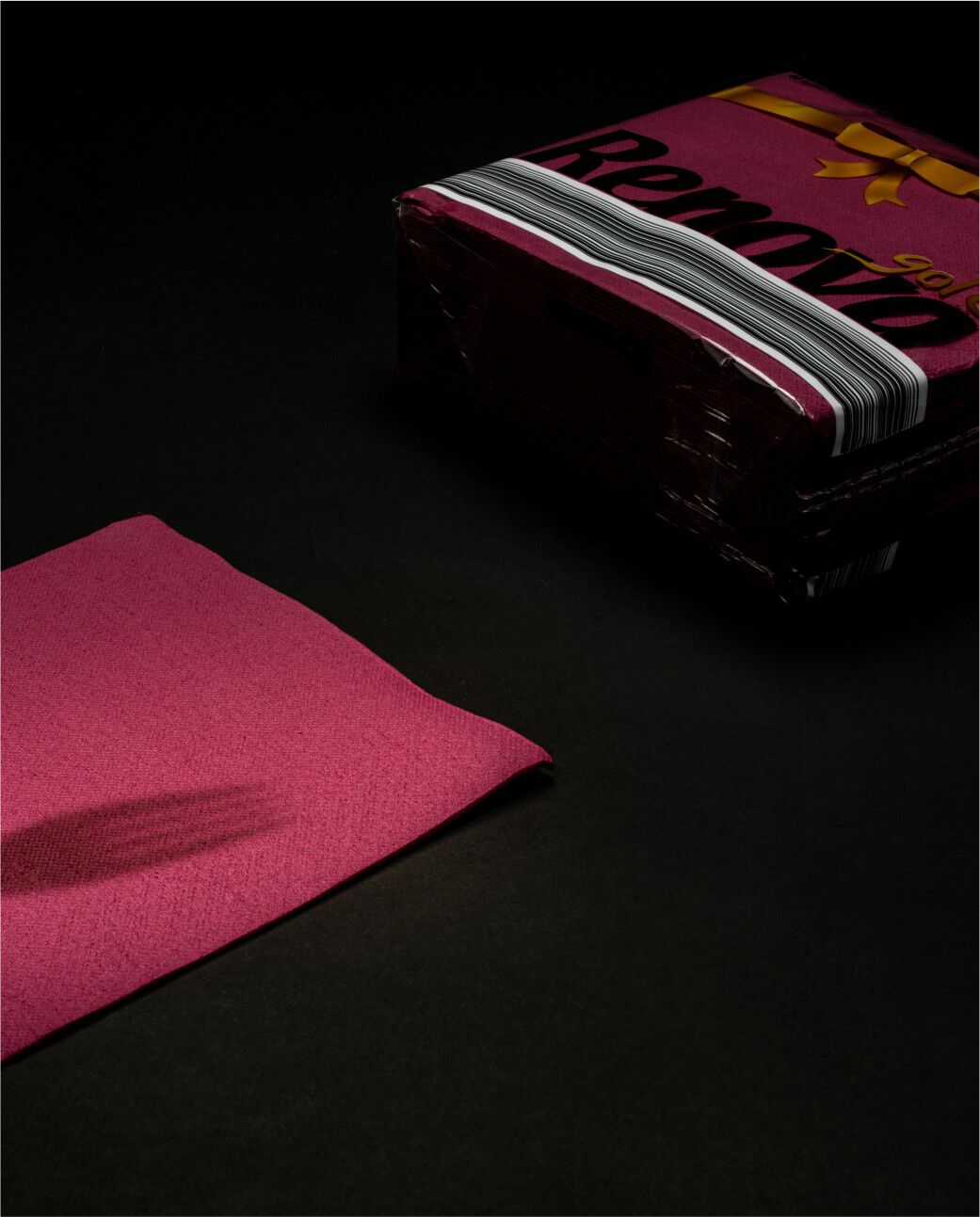 Servilletas Gold Burdeos