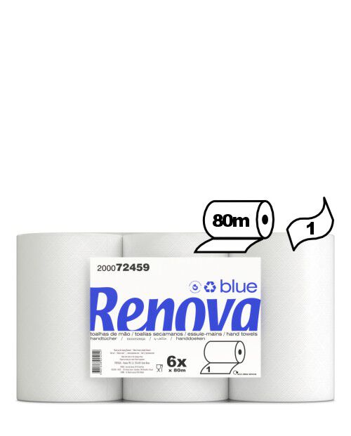 Renova Blue D&eacute;coupe Automatique 6x80m 1-Pli