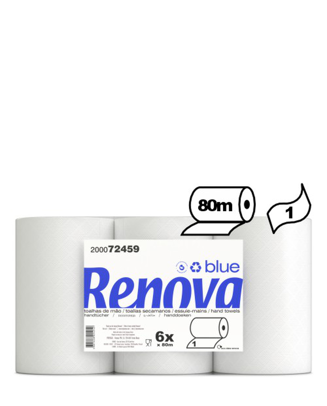 Renova Blue Corte Automático 6x80m 1Folha Renova Blue Corte Automático 6x80m 1Folha