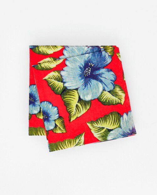 Serviettes Hibiscus Chintz