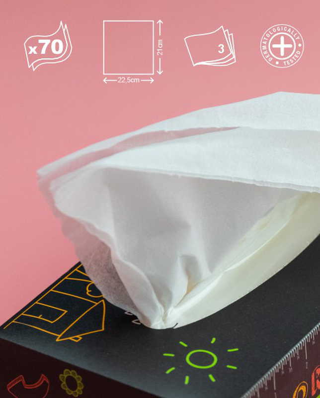 Mouchoirs Renova "Ardoise" Mouchoirs Renova "Ardoise"