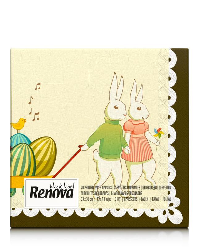 Bunny & Eggs Paper Napkins Bunny & Eggs Paper Napkins