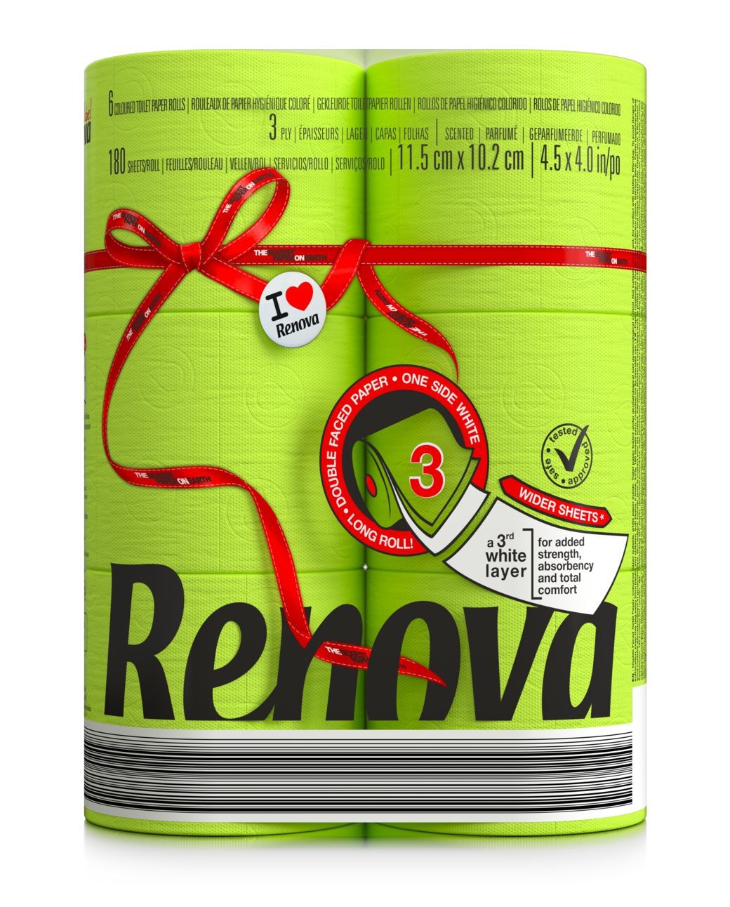 Papel Higi&eacute;nico Dupla Face Verde 6R