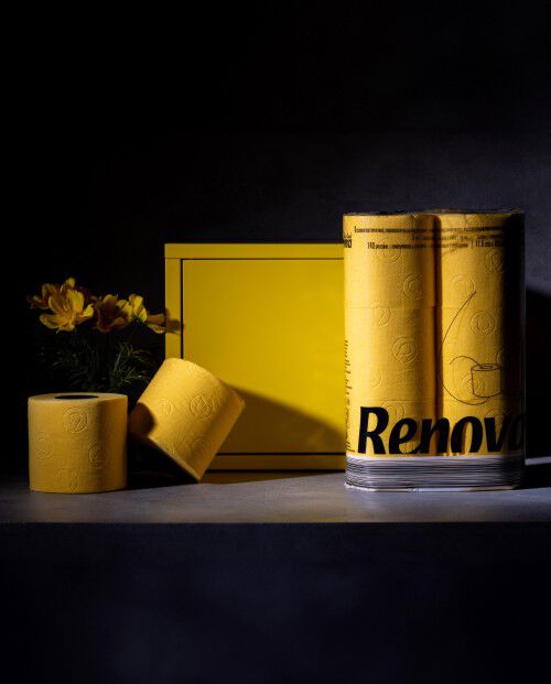 Papier toilette Jaune