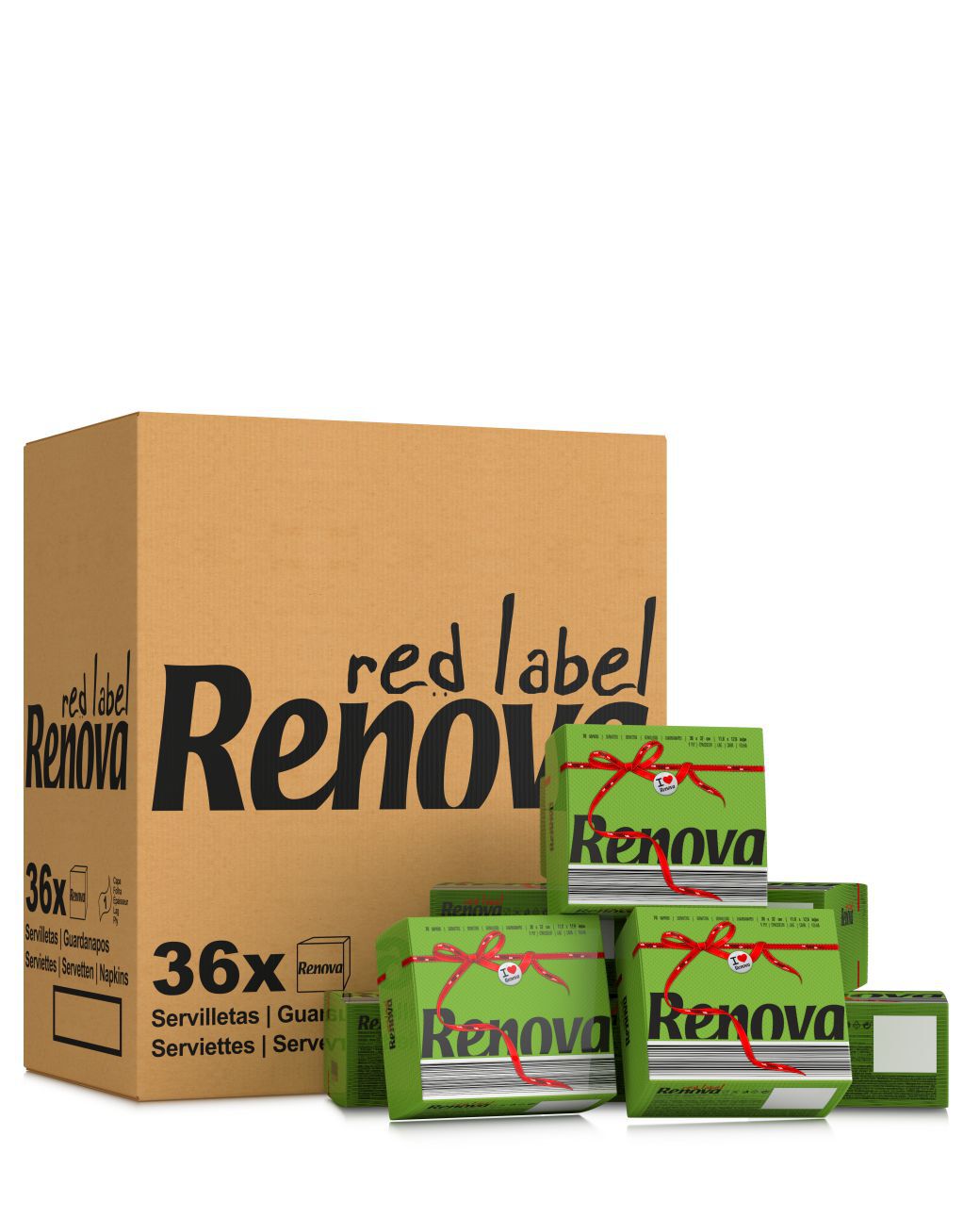 Guardanapos verdes x36