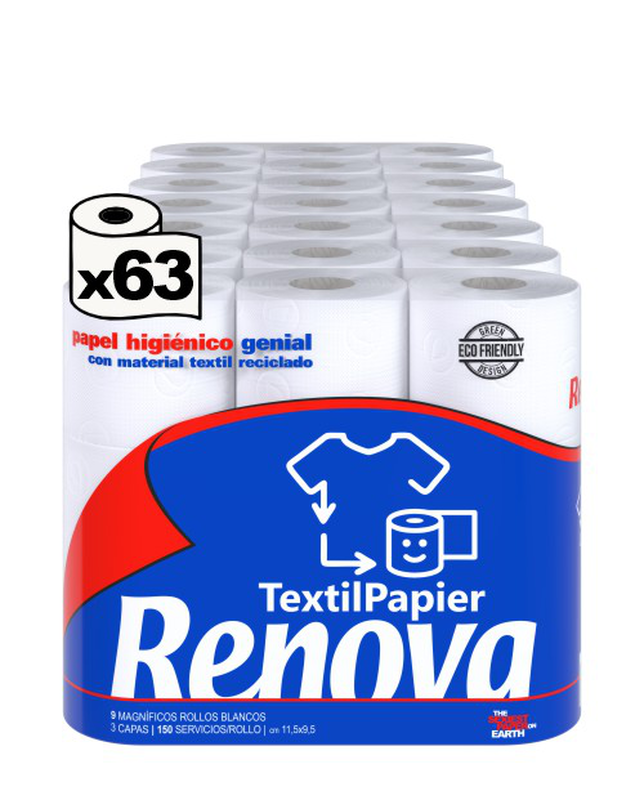 Papel Higiénico TextilPapier 63R Papel Higiénico TextilPapier 63R