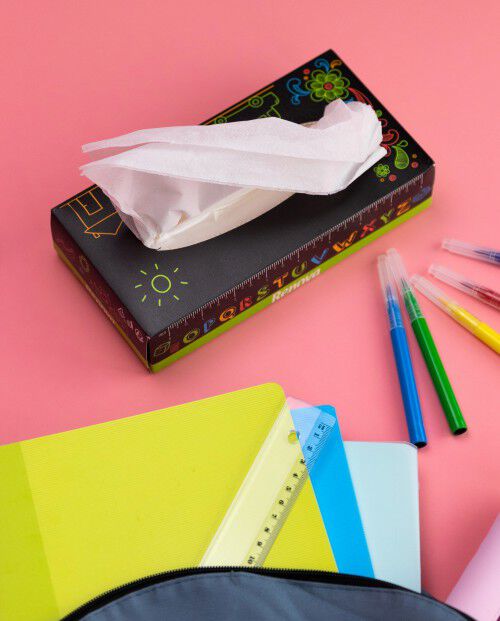 "Chalk Fun" Facial Tissues