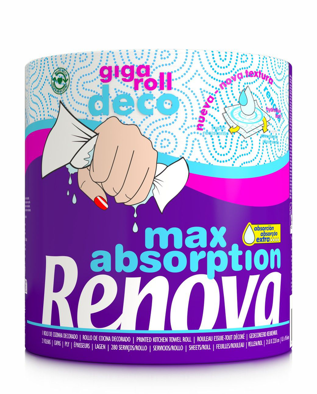 Rollo de Cocina Gigaroll Max Absorption Deco Rollo de Cocina Gigaroll Max Absorption Deco