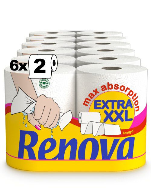 Rolos de Cozinha Max Absorption Extra XXL 12R