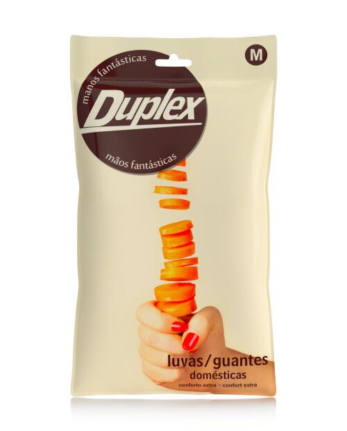 Luvas DUPLEX Dom&eacute;sticas (M)