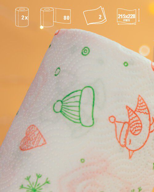 Rollos de Cocina Max Absorption XXL Navide&ntilde;o 2R