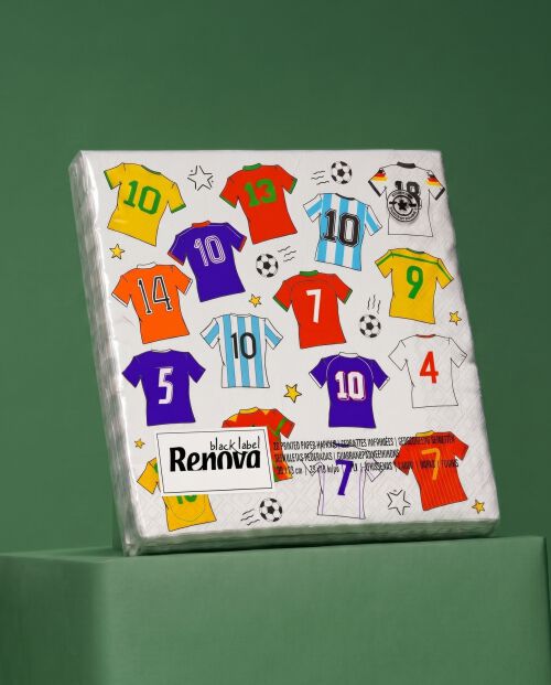 Guardanapos Football T-shirts