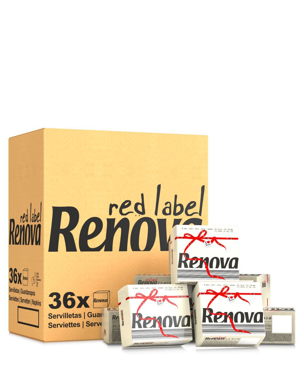 Servilletas blancas x36