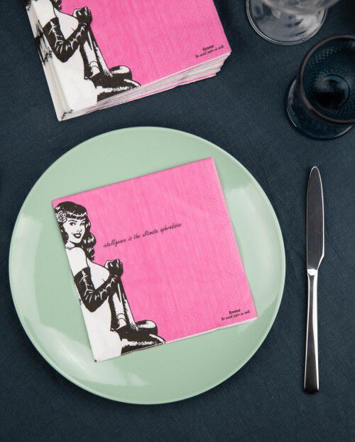Pinup Girl Paper Napkins