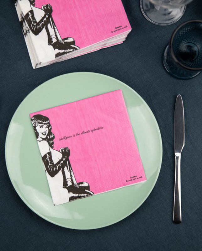 Pinup Girl Paper Napkins Pinup Girl Paper Napkins