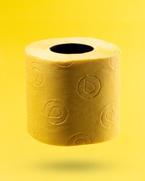 Papier toilette Jaune