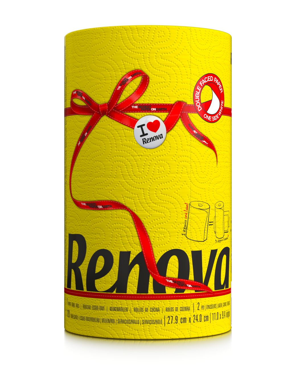 Yellow Paper Towels 1 Roll