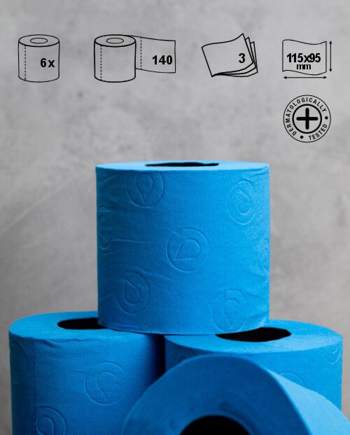 Papel Higi&eacute;nico Azul