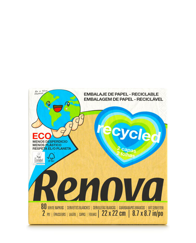 Recycled Napkins 22x22 80 x36 UN Recycled Napkins 22x22 80 x36 UN
