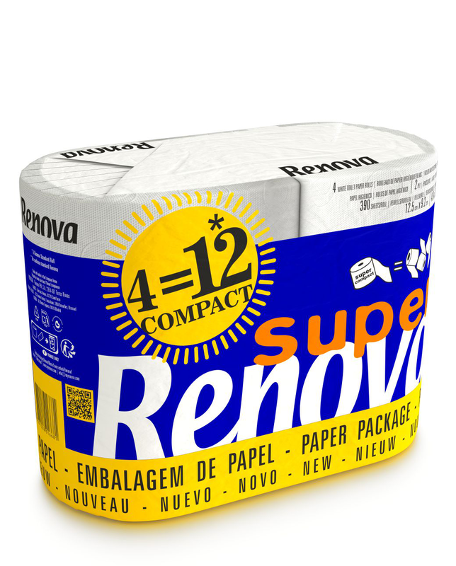 Super Compact 4=12 Toilet Paper Super Compact 4=12 Toilet Paper