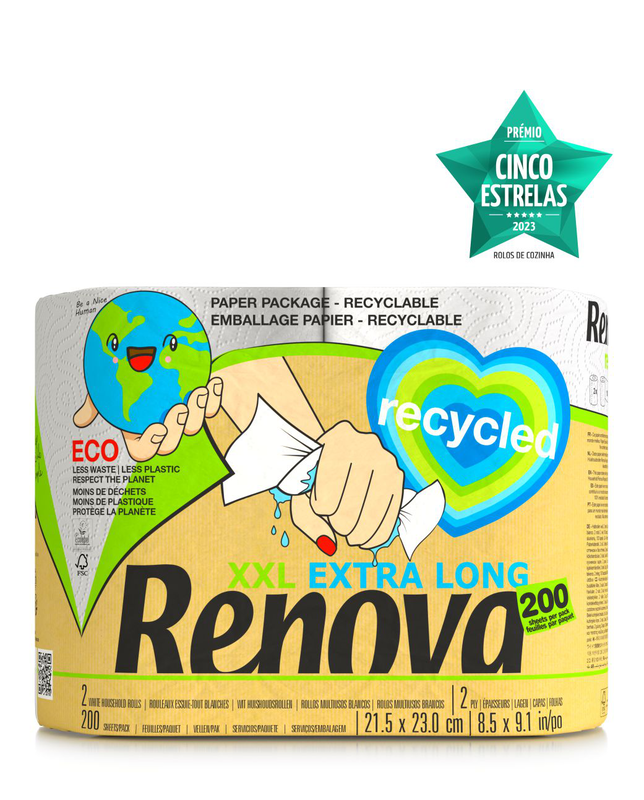 Rolos de Cozinha Recycled XXL 24R Rolos de Cozinha Recycled XXL 24R