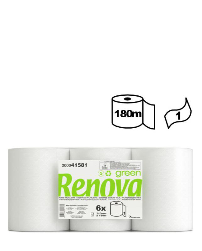 Rolos Multiusos Renovagreen 6x180m 1F Rolos Multiusos Renovagreen 6x180m 1F