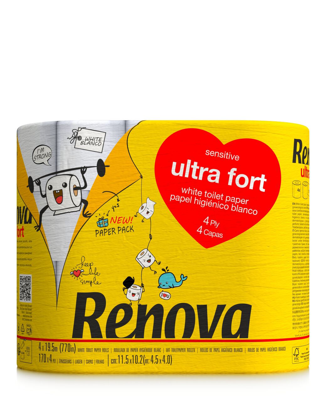 Papel Higi&eacute;nico Ultra Fort 20R