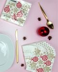 Christmas Stars & Baubles Paper Napkins Christmas Stars & Baubles Paper Napkins