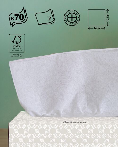 Pa&ntilde;uelos Faciales BLK Mini 48x70 Un