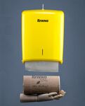 Yellow Folded Towels Dispenser Yellow Folded Towels Dispenser