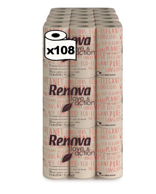 Papel Higi&eacute;nico Love & Action 12rl x9