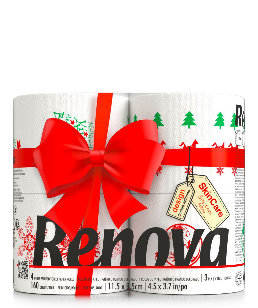 Papel Higi&eacute;nico Design Natal 4R