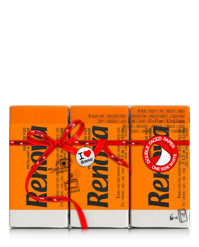 Orange Fizz Scented Pocket Tissues Orange Fizz Scented Pocket Tissues