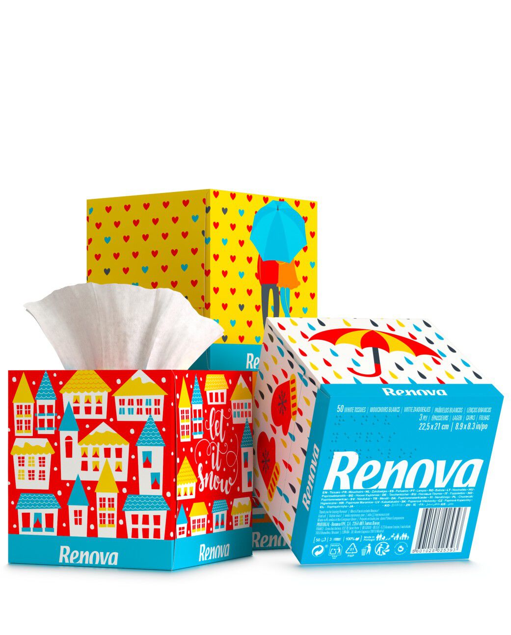 Bundle Pack Winter Facial Tissues