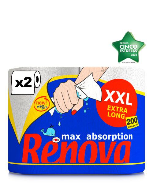 Kitchen Towels Max Absorption XXL Paper Pack 2R