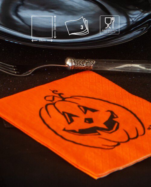 Guardanapos Pumpkin Head