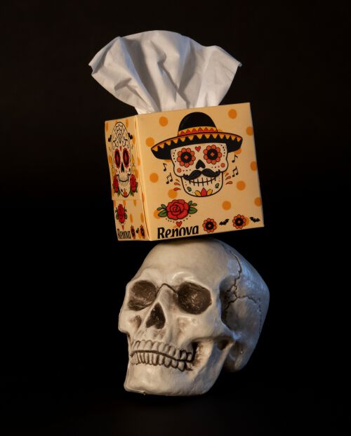 Mouchoirs en Boite "Fiesta de los Muertos"