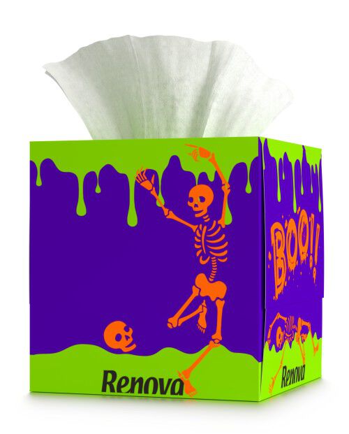 Len&ccedil;os Faciais "Dancing Skeleton"