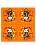Cat Skeleton Paper Napkins Cat Skeleton Paper Napkins