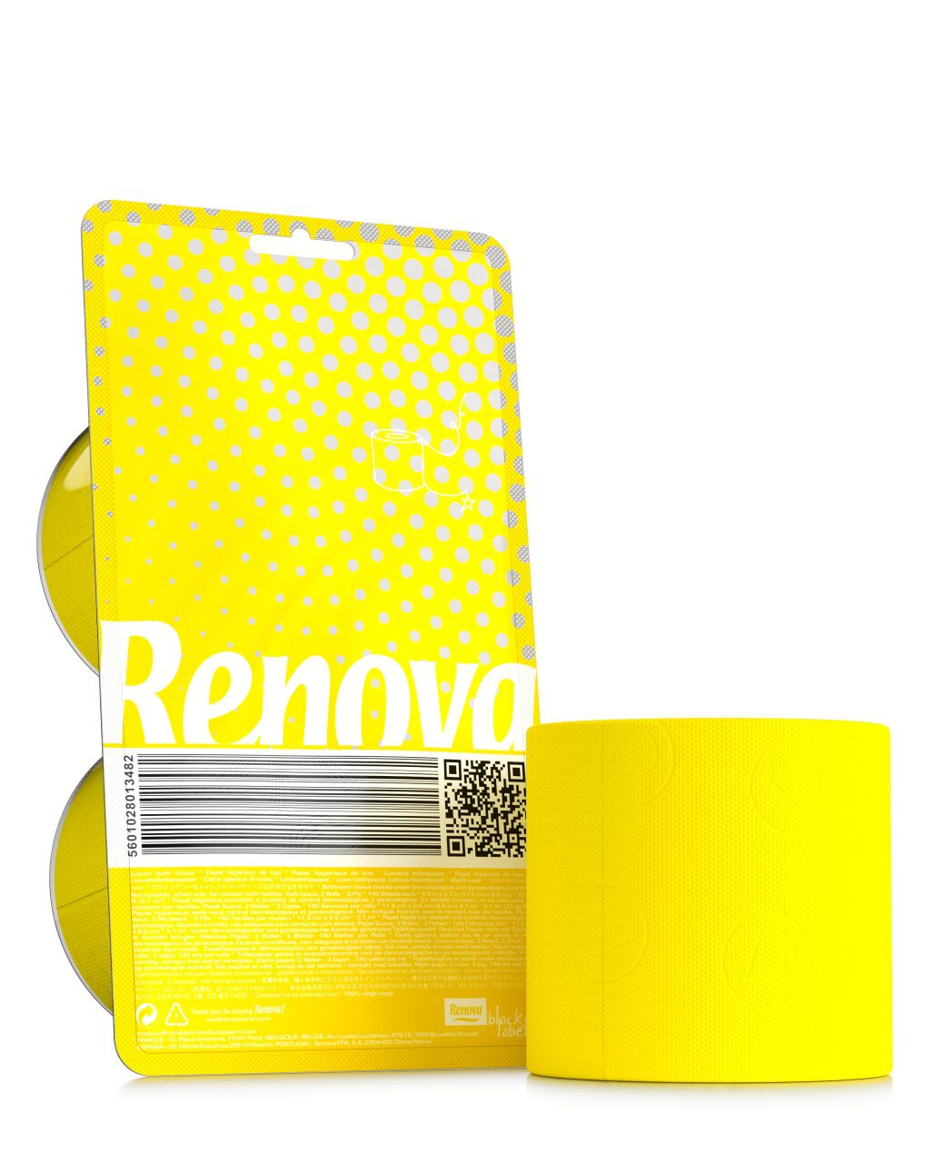 Papel Higi&eacute;nico Amarelo 2R