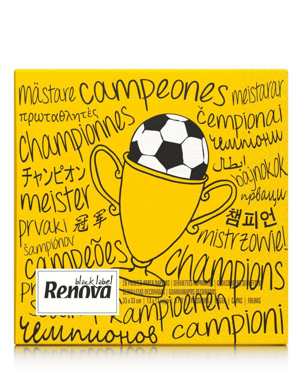 Guardanapos Champions